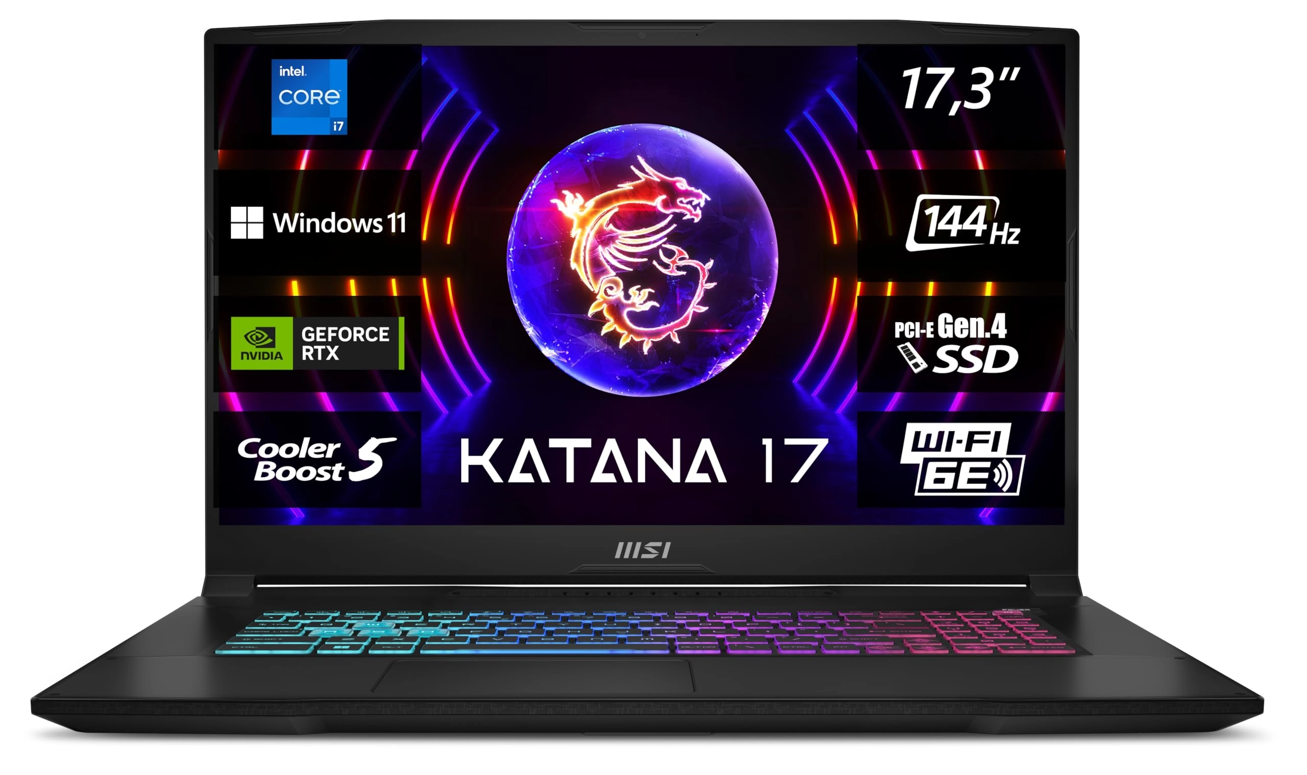 MSI Katana 17 B13VFK-269 - 17.3'' Core i7-13620H 16GB DDR5 1000GB SSD