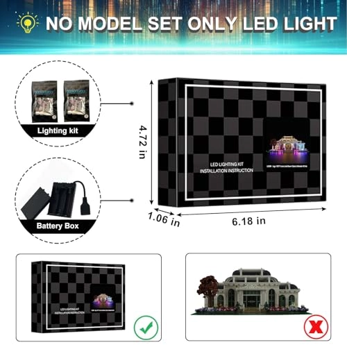 LED Light Kit - for Lego 21353 Ideas Botanical Garden
