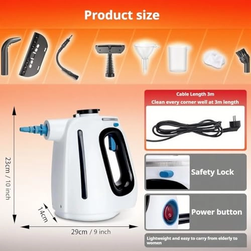 Handheld Pressurized Steam Cleaner - 530ml