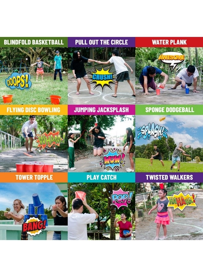 Minute Of Fun Outdoor Game - 272 Minute To Win It Games 2-12 Players