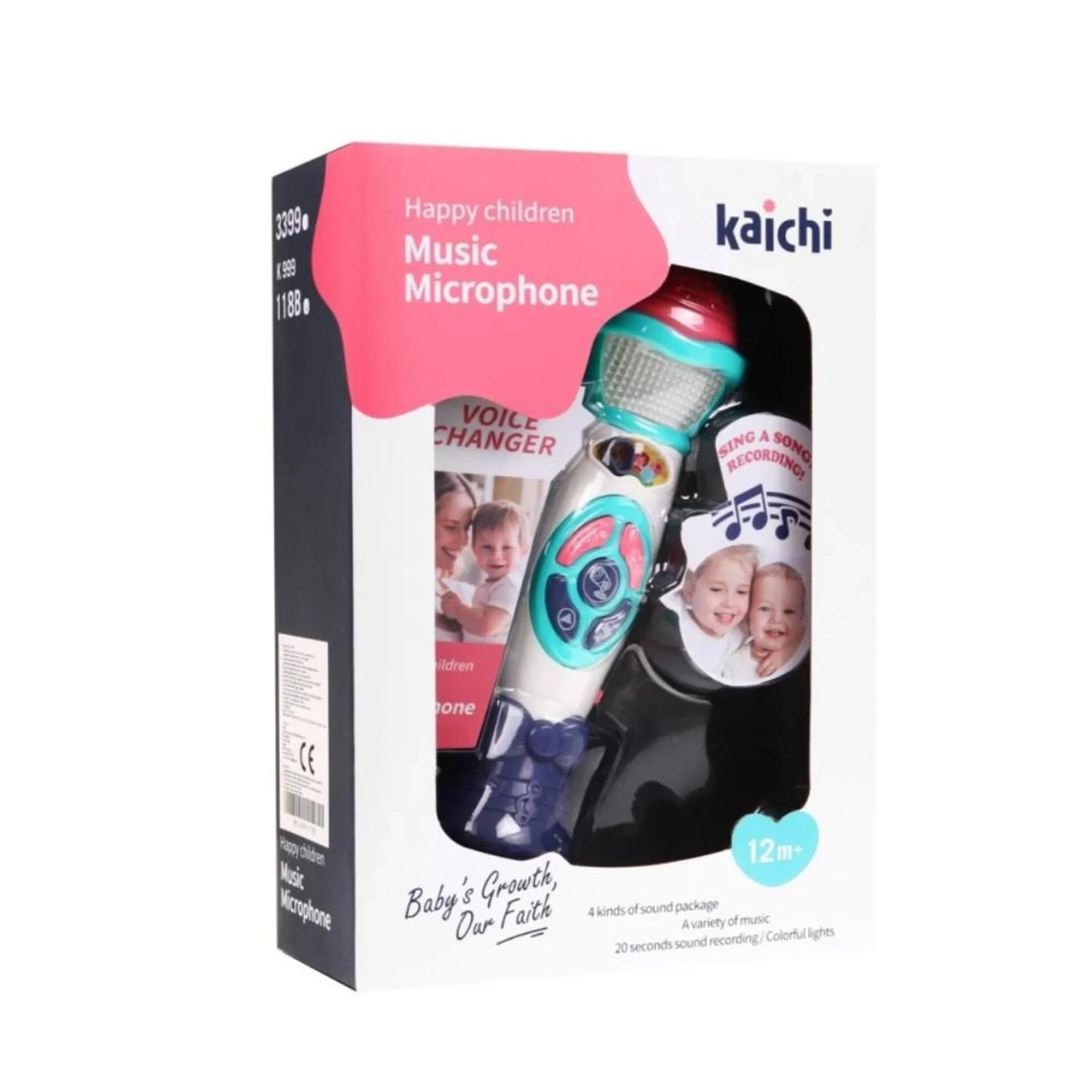 Happy Children Music Microphone Toy - Suitable for 12 months and above