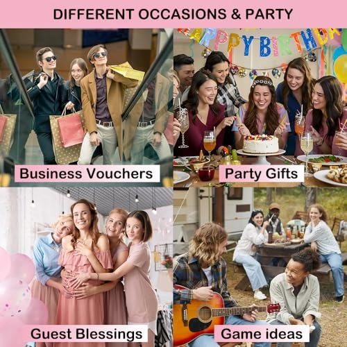 Scratch-off game cards - 50 Psc (for adults or over 12 years old)