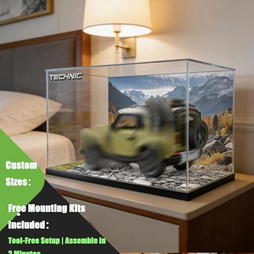 Display Case - 48 x 28 x 28 cm 3 mm ultra-clear acrylic
