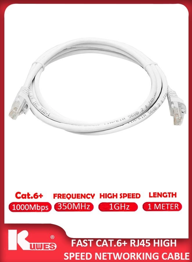 Kuwes RJ45 cat6 Ethernet Patch Cable - 1 m