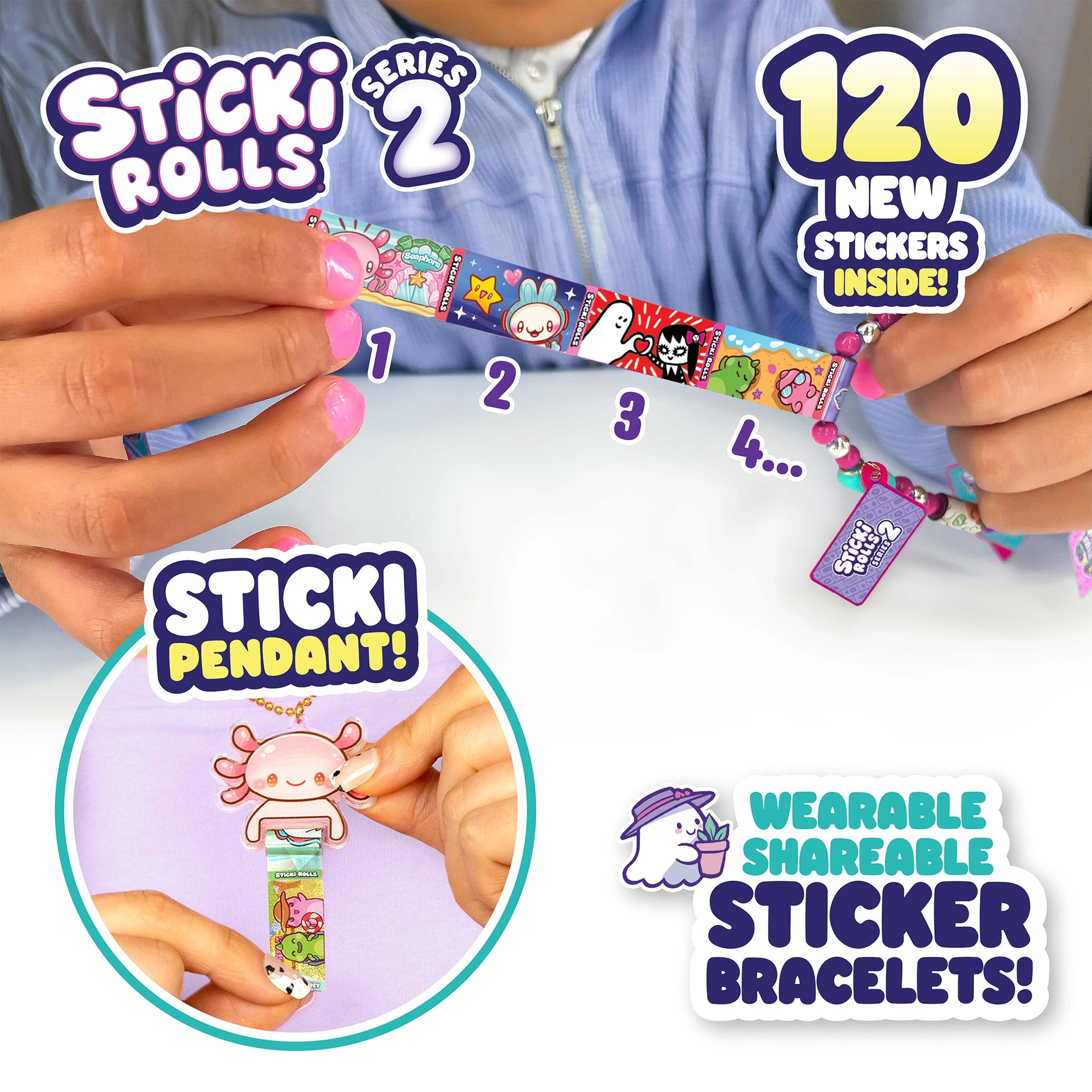Sticker Pendant - Assorted Color Craft Activity Kit