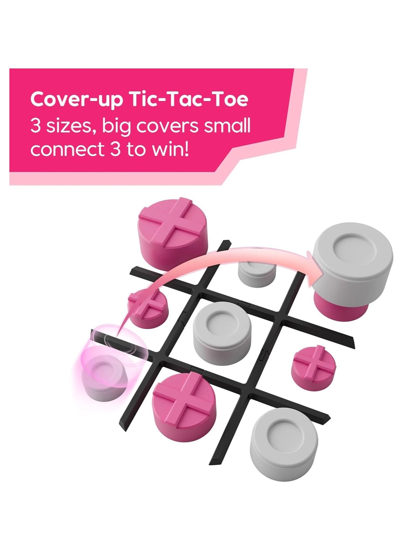 Tic-Tac-Toe Bolt - Pink Mini & Compact