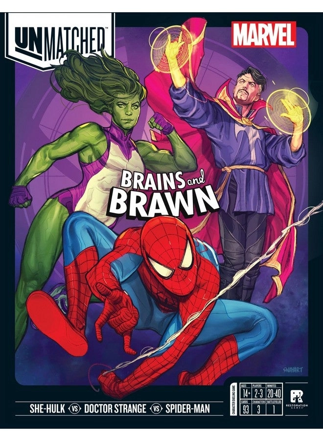 Restoration Games Unmatched: Marvel - Brains and Brawn