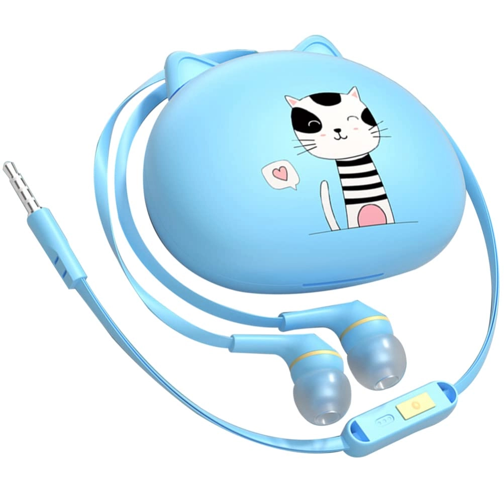 Retractable Stereo Earbuds Wired Earbud