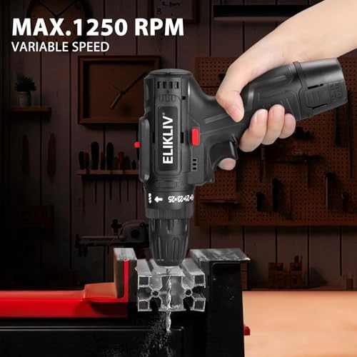 12V Cordless Drill - 1.5 Amp Hours