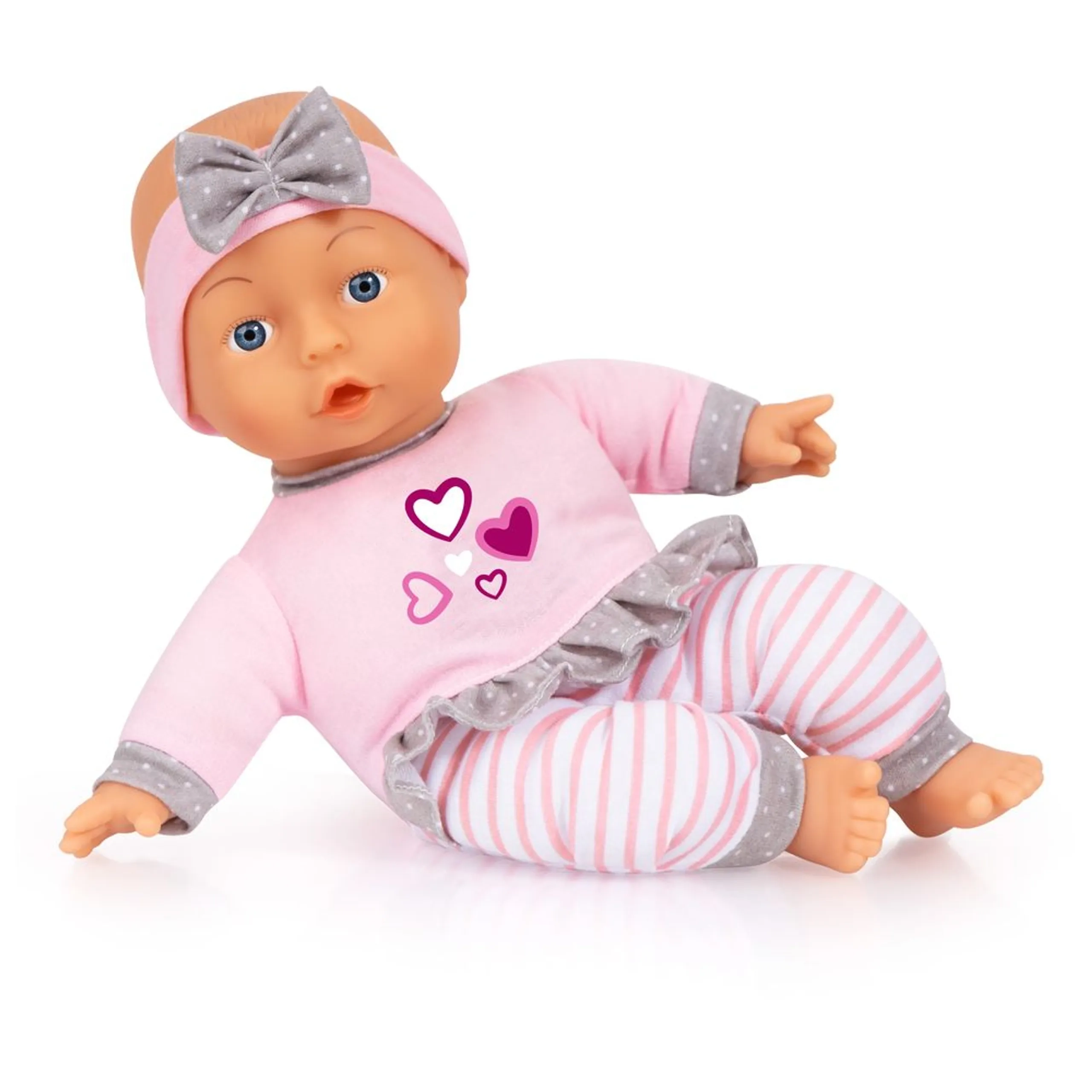 Soft Cuddle Baby Doll - 30 cm Pacifier Bottle Ages 3+