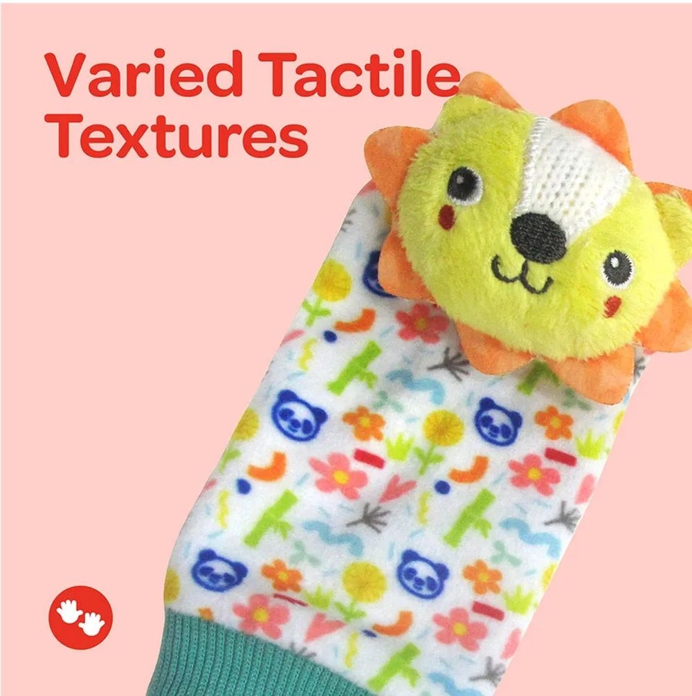 Foot And Wrist Rattle - 0 months fabric 4 pieces