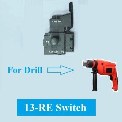 On Off Switch for 13mm Drill - Reverse Rotation 350W