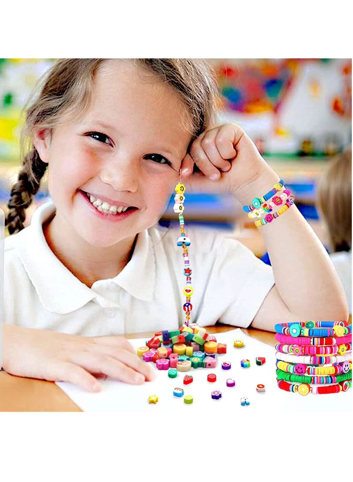 Polymer Clay Beads - 360 Pieces 24 Styles