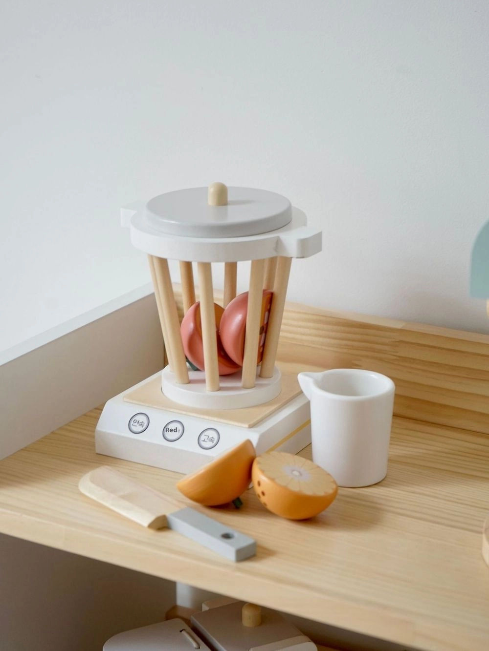 Kids Wooden Blender Set - 7 pcs (5551007-TC8155)