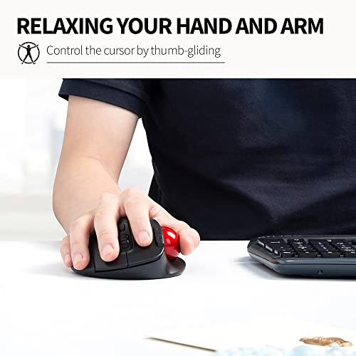MT1 Trackball Mouse - Bluetooth Radio Frequency