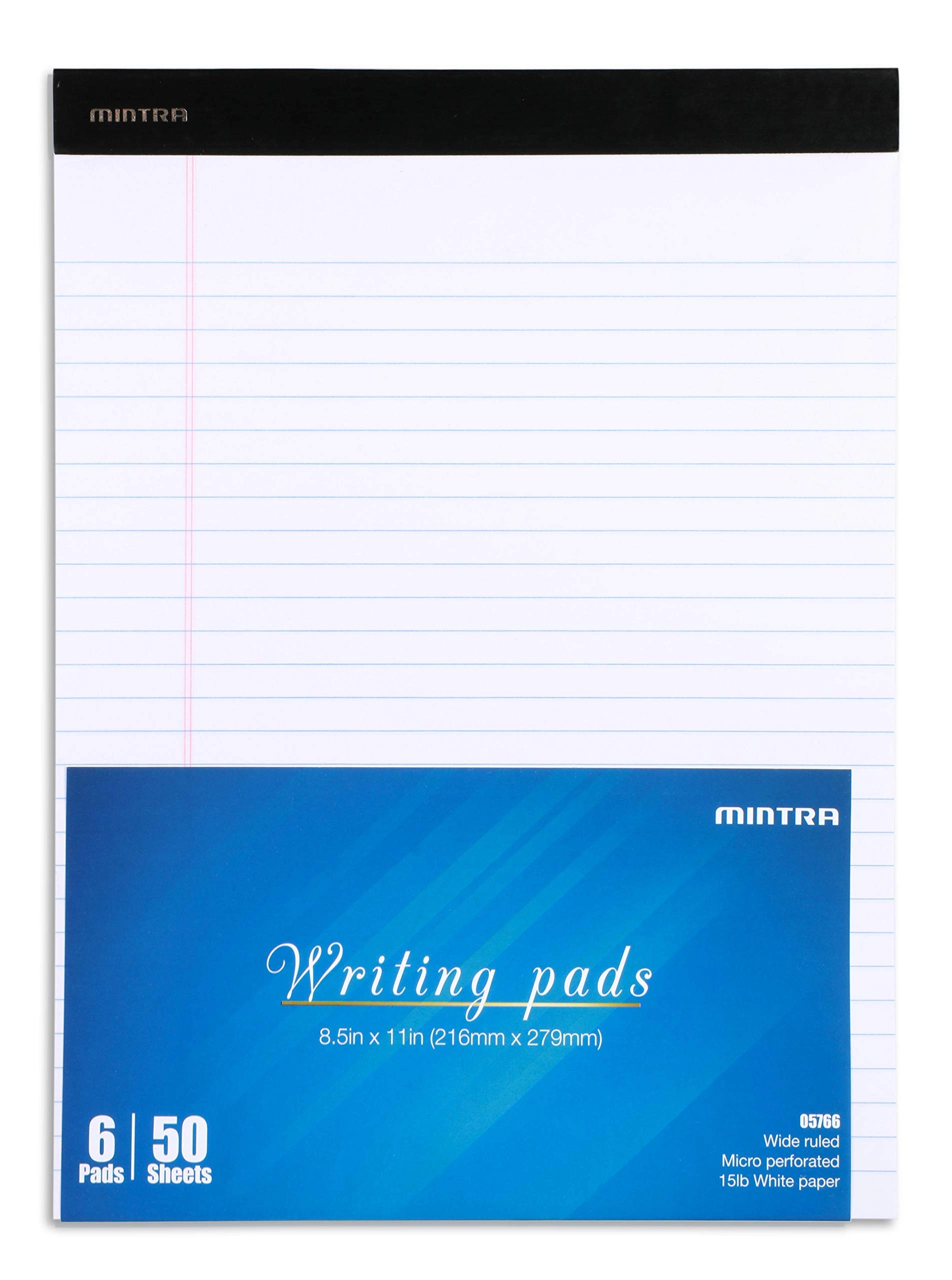 Legal Pads 8.5-x-11-inch inches - Lined 50 Sheets