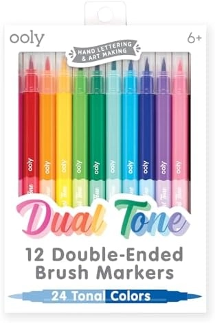 Calligraphy Duo - Double-Ended Set Of 12