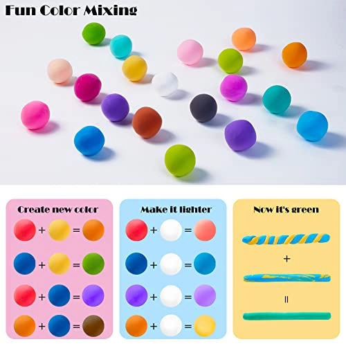 Air Dry Clay - Ultra Light NonToxic 96pcs.
