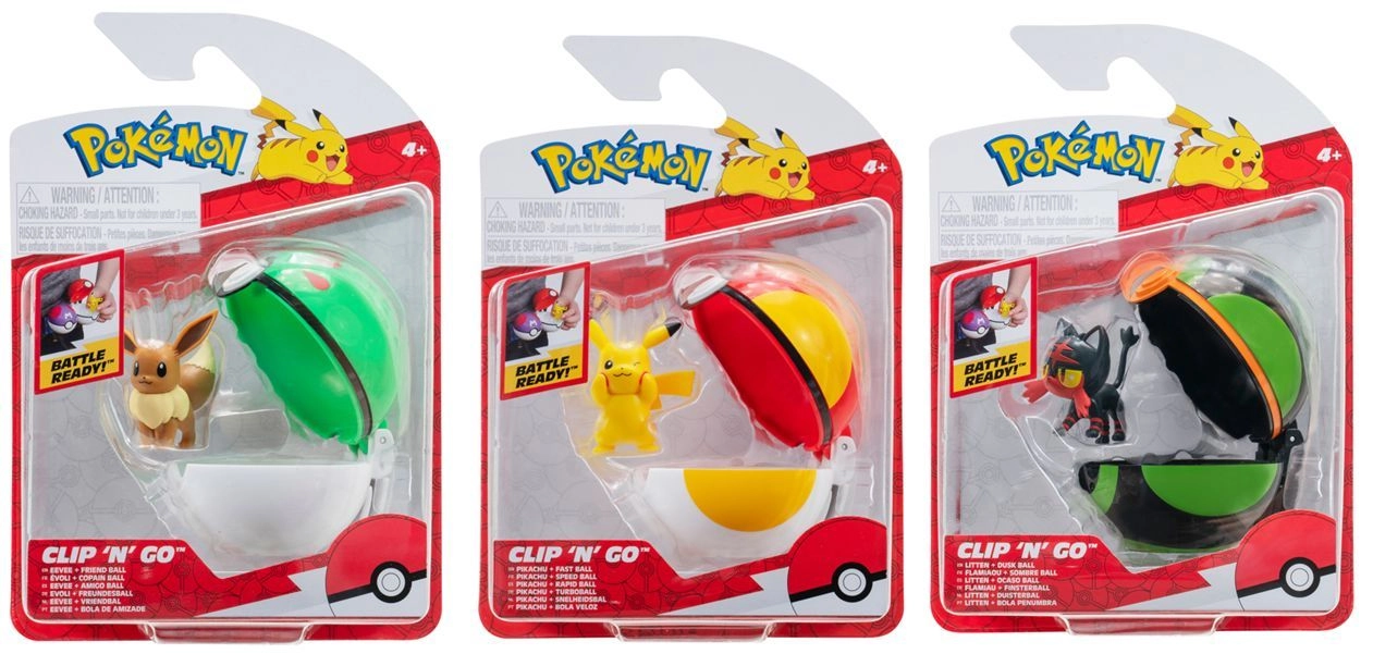 Pokémon Clip n Go Bulbasaur + Poke Ball (ALGT-95057) 1 pcs