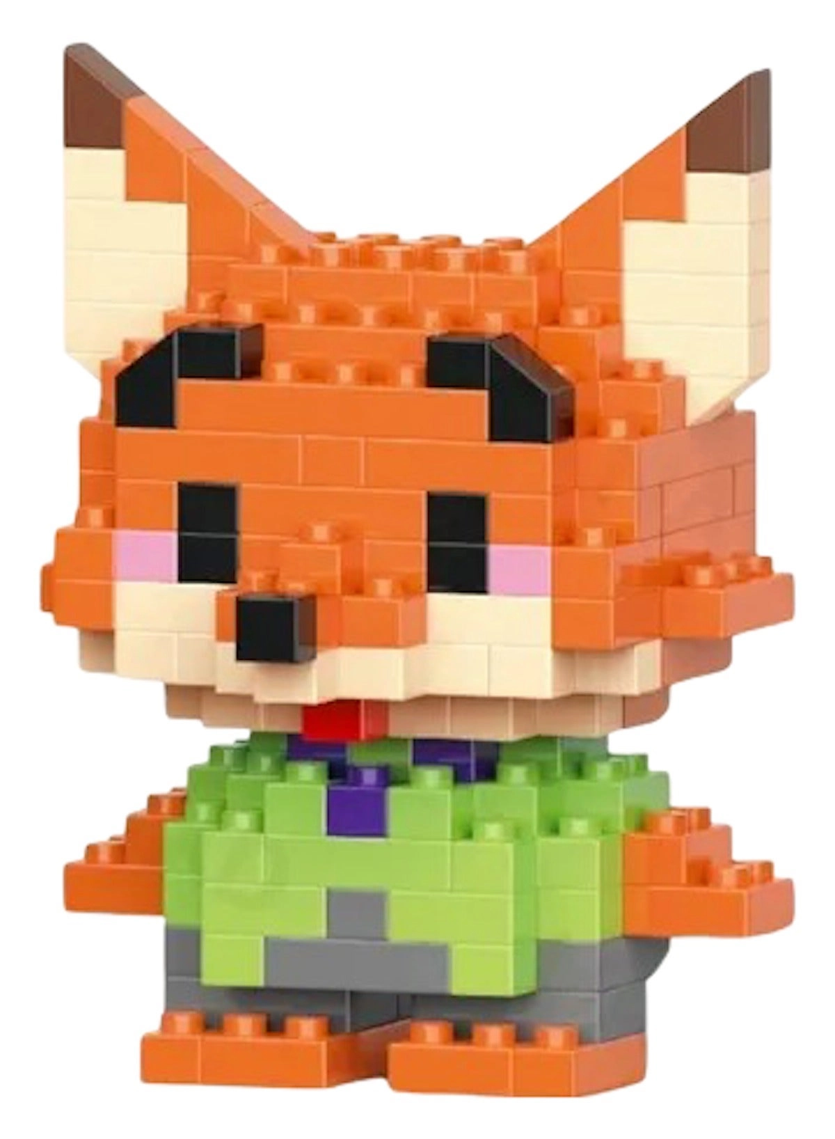 Huitich Pixel Block Toy - Fox Figure