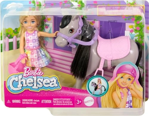 Chelsea Doll - Blonde + Pony - Pink Saddle