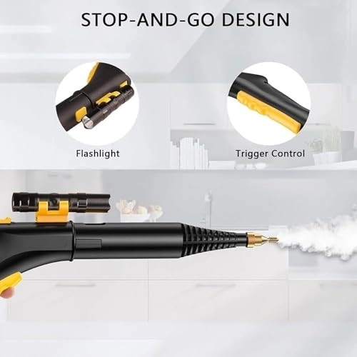 High Pressure Steam Cleaner - 2600W Handheld Tankless