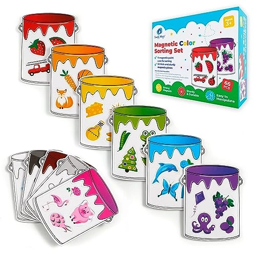 Simply magic 11 Jars Magnetic Color Sorting Set