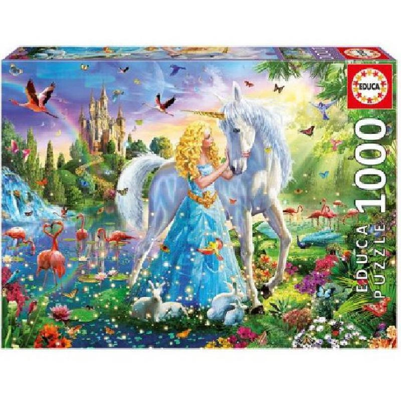 Educa The Princess and The Unicorn Puzzle (1000) - 1000 pcs