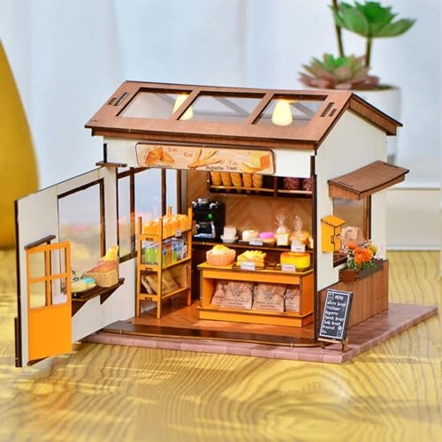 Miniature Wooden Dollhouse