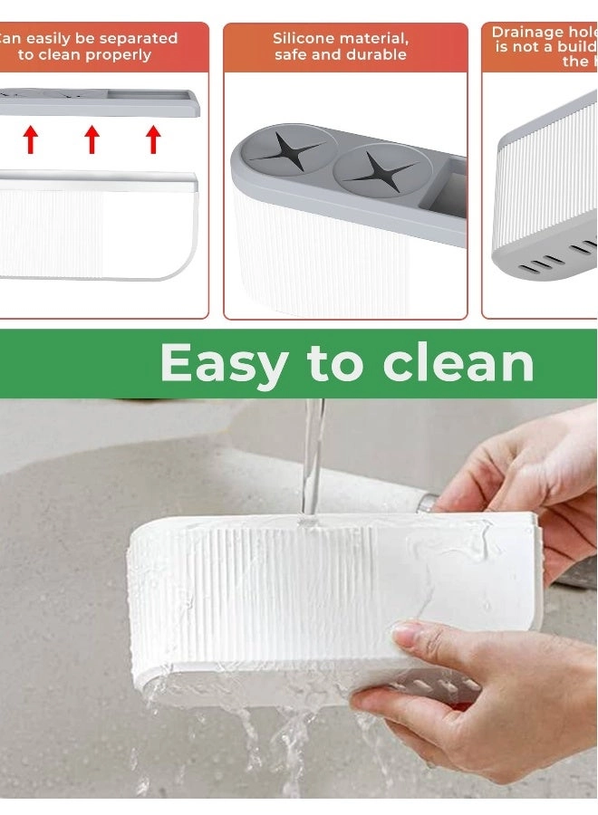 Electric Toothbrush Holder - Any toothbrush and electric toothbrush heads Wall-Mounted