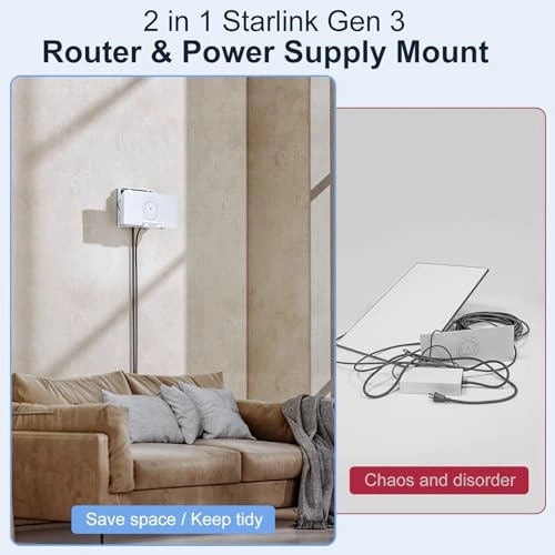 Starlink Gen 3 Router Mount - Starlink Gen 3 Power Supply Starlink Gen 3 Mesh Router