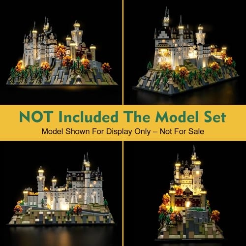 Light kit for LEGO Neuschwanstein Castle 21063