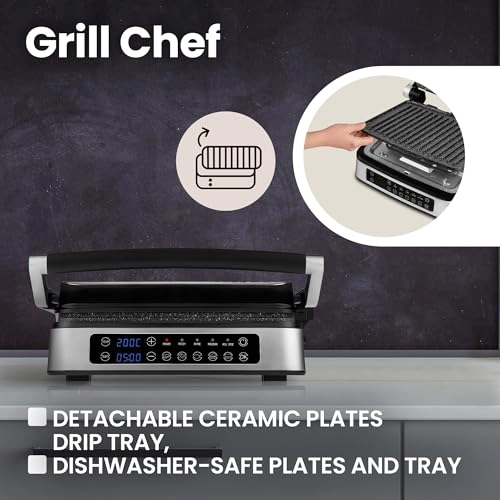 GRILL CHEF 2.0 - 2 zone(s) 29 x 23 cm