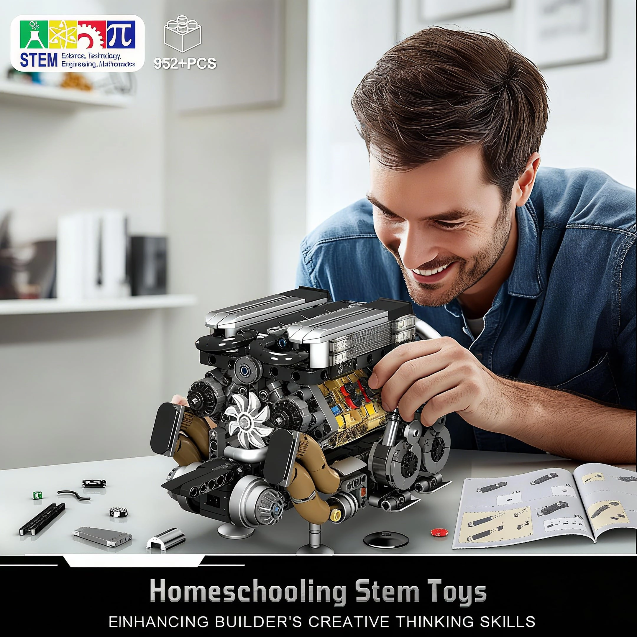 W16 Engine - 952 pcs