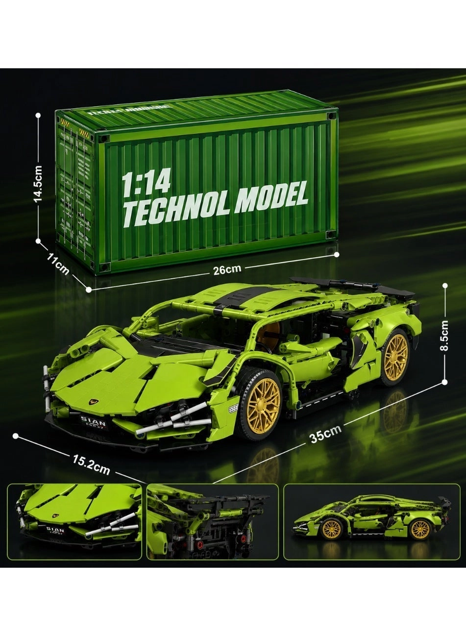 Cyberpunk Racing Car - Green and Gold
