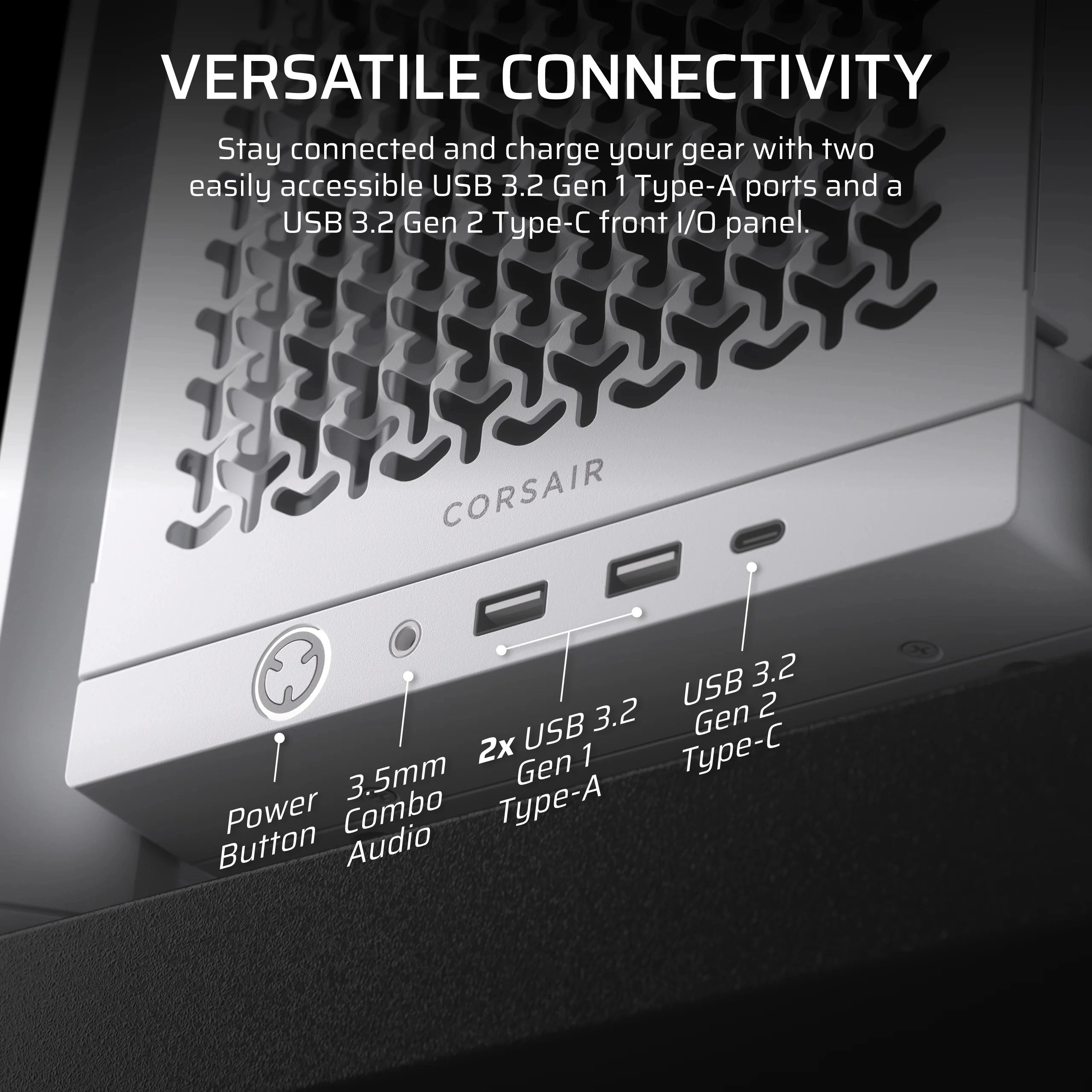 4000D Airflow - Tempered Glass Mid-Tower White