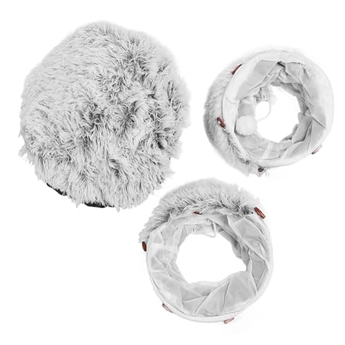 U Shaped Cat Tunnel Bed - 29.53x21.65in Polyester