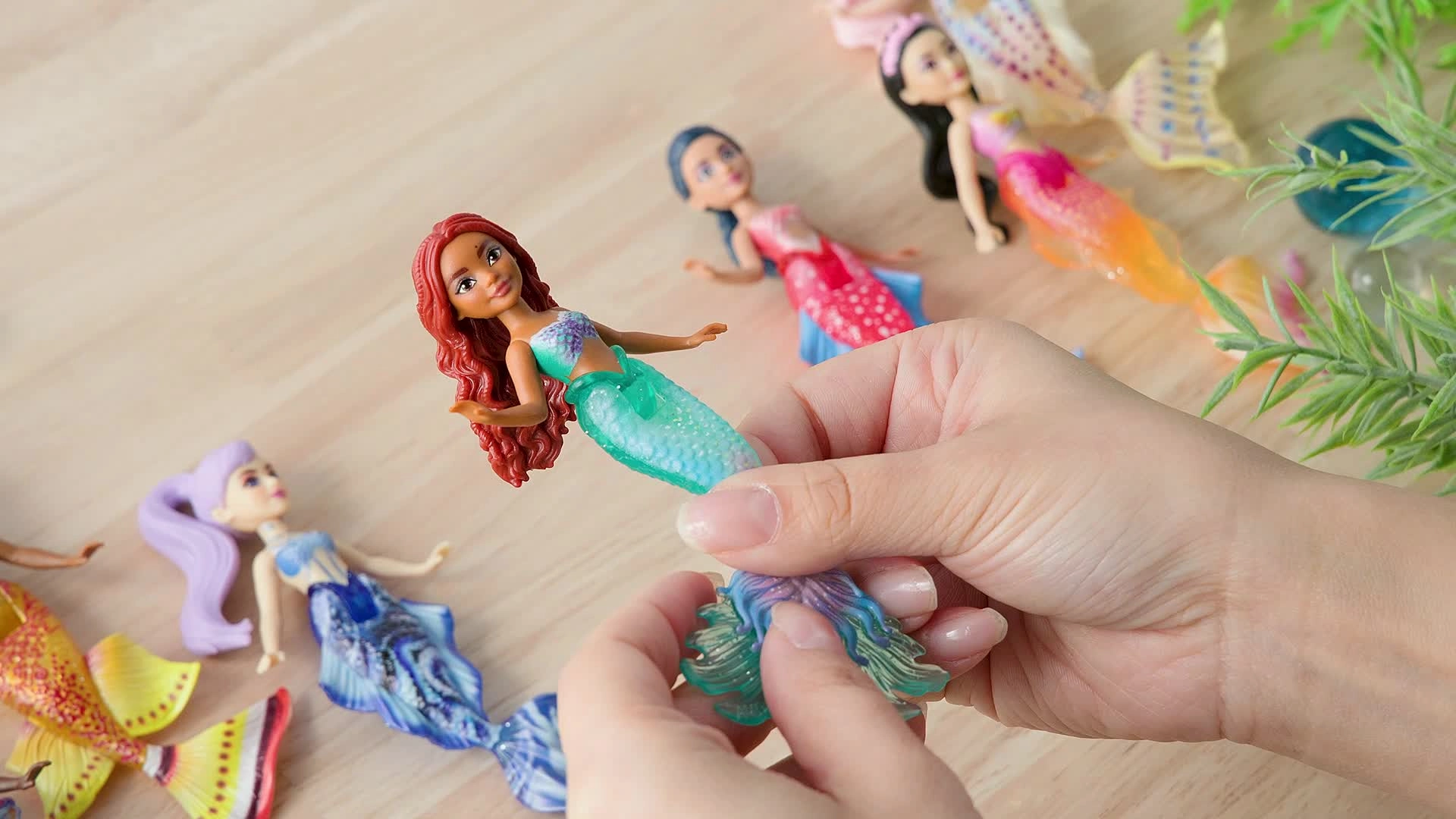 Caspia Mermaid Doll + Indira Mermaid Doll + Perla Mermaid Doll + Karina Mermaid Doll + Mala Mermaid Doll + Tamika Mermaid Doll + Ariel Mermaid Doll