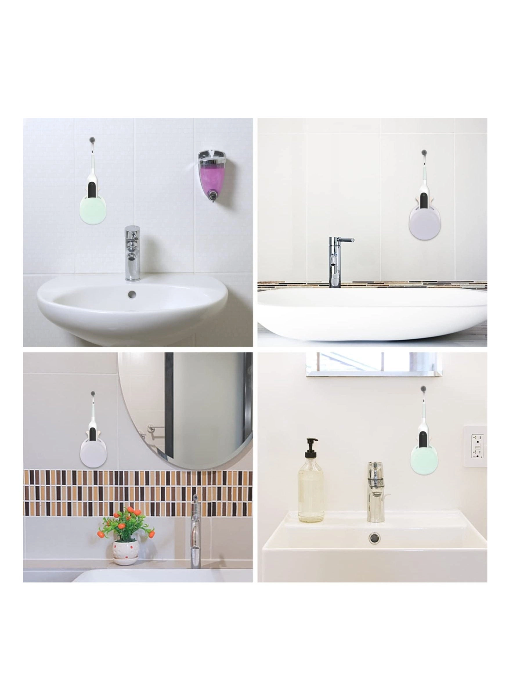 Toothbrush Holder - 2 piece(s) Wall Mounted Pack