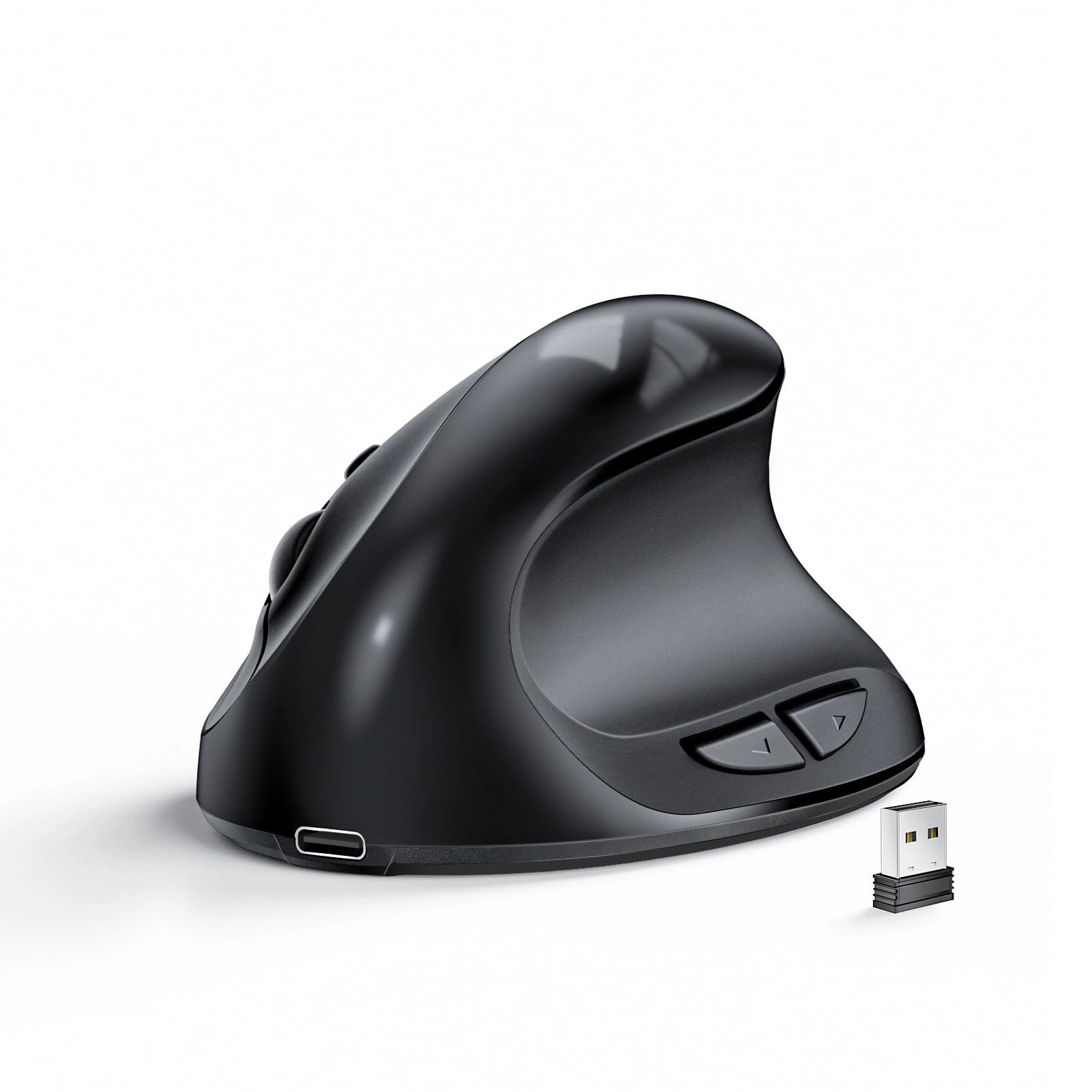 Lekvey Wireless Ergonomic Mouse - Wireless 2.4GHz USB