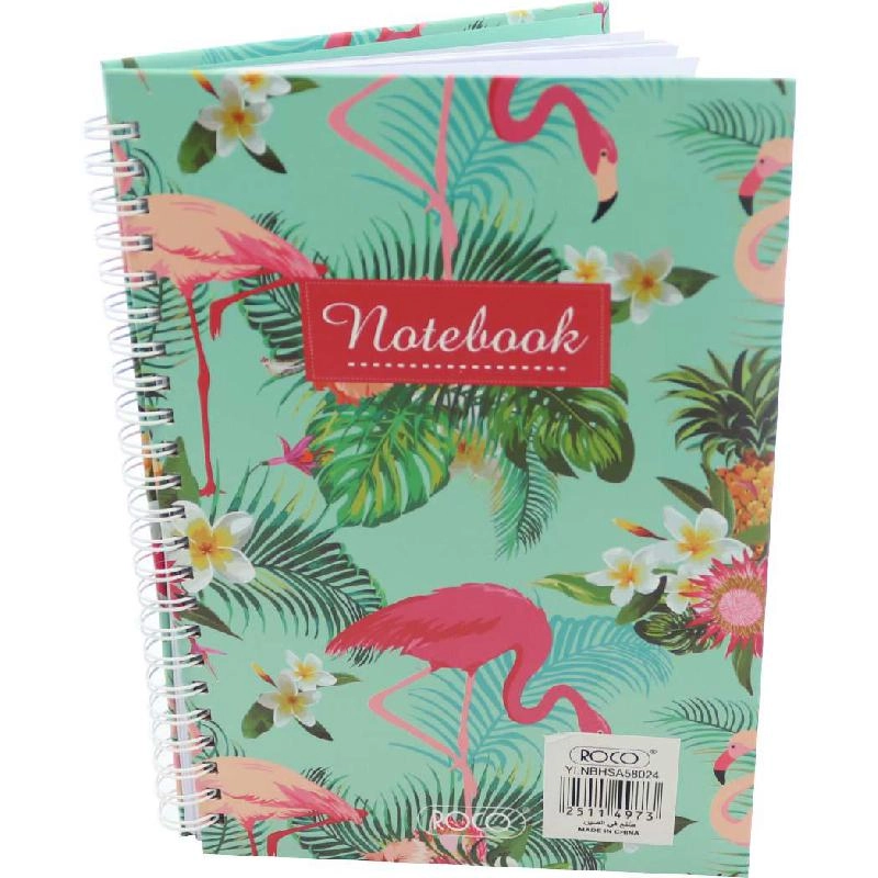 Notebook 19 X 26 cm Spiral - Grid 100 Sheets