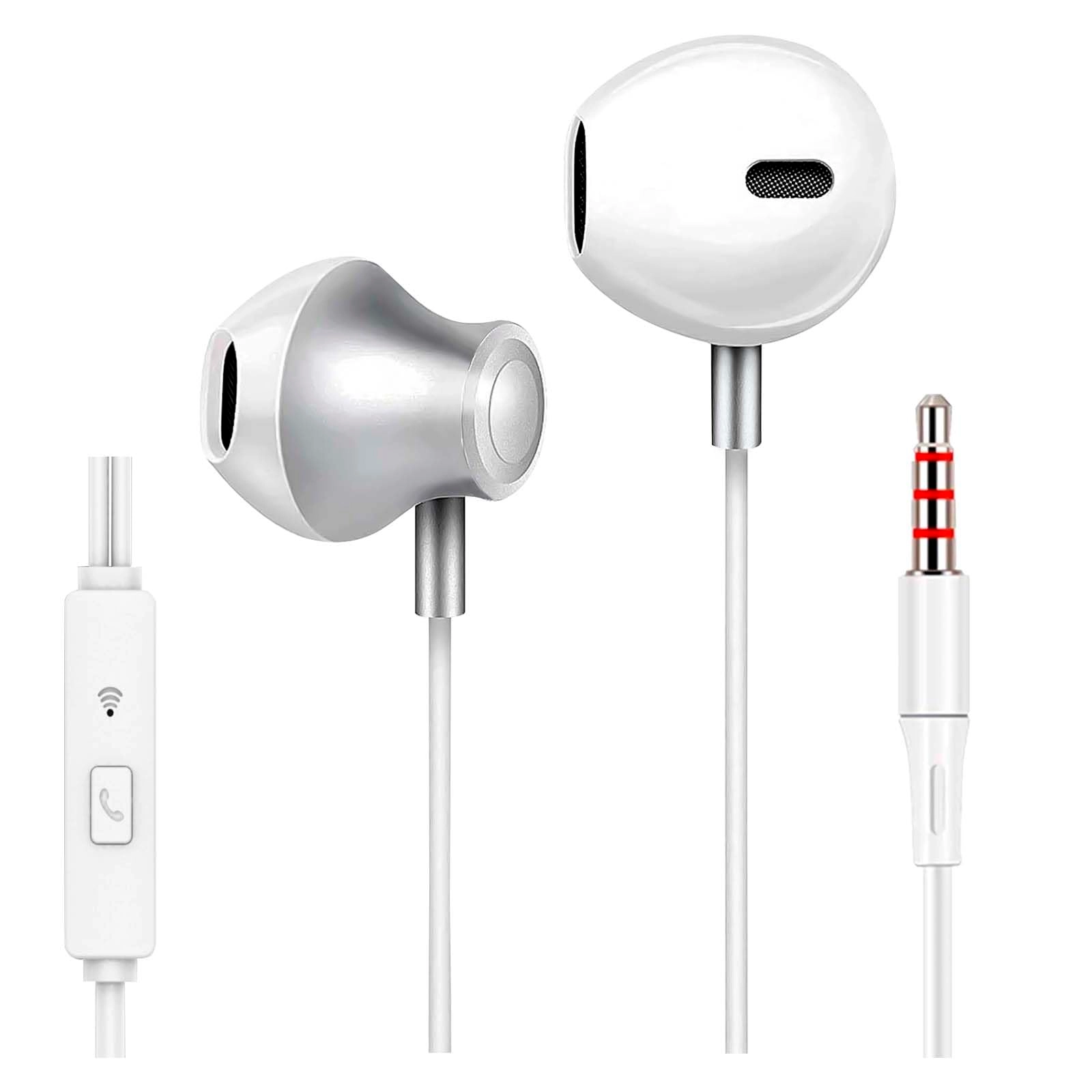 MUNSKT Half in Ear Headphones Wired Earbud