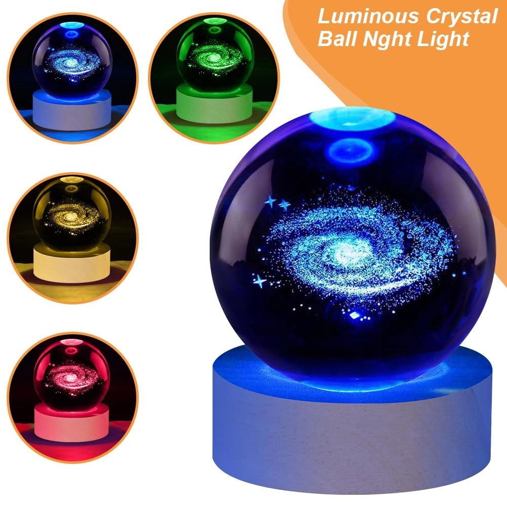 3D Saturn Planet Night Light
