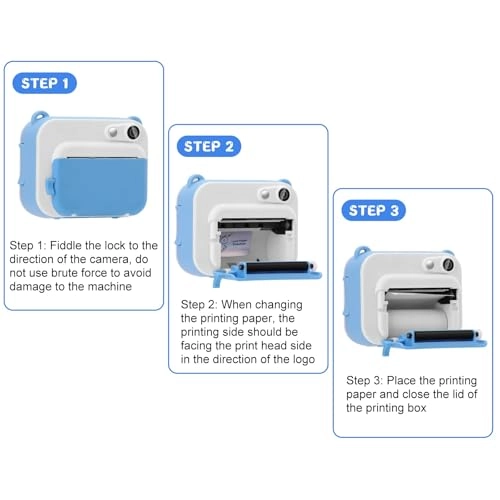 Kids Camera Print Paper - 5 Rolls 2x3 inches