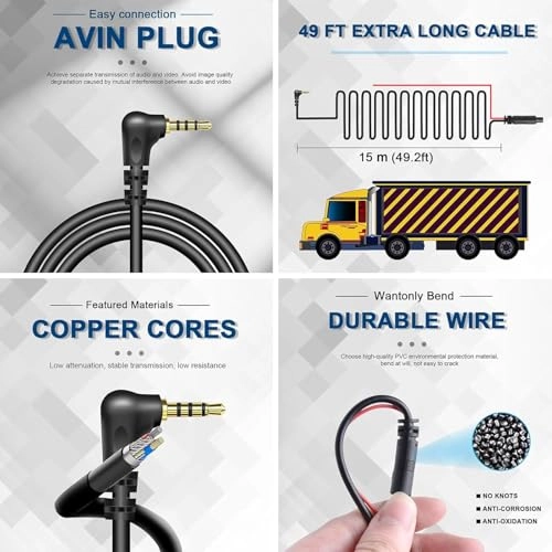 Truck Backup Camera - Night Vision RCA 648 X 488 pixels