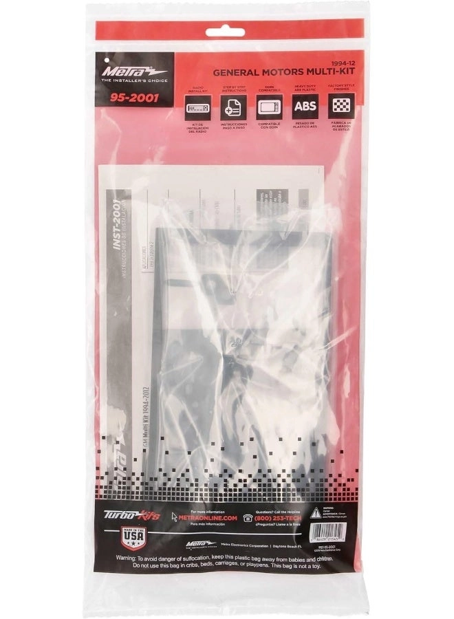 95-2001 - Double Din Black