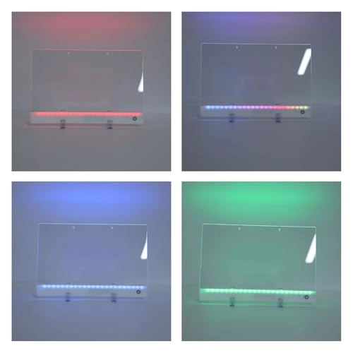 LED Drawing Board - 1 Count 7 x Markers
