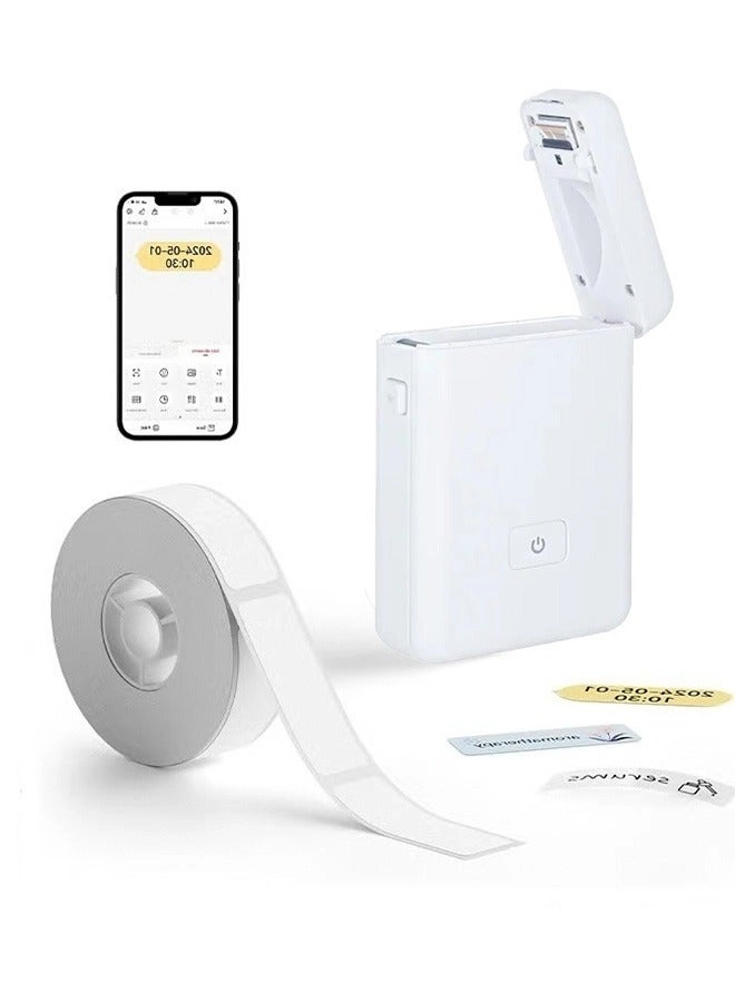 Portable Bluetooth Label Maker - Thermal Printing 12mm