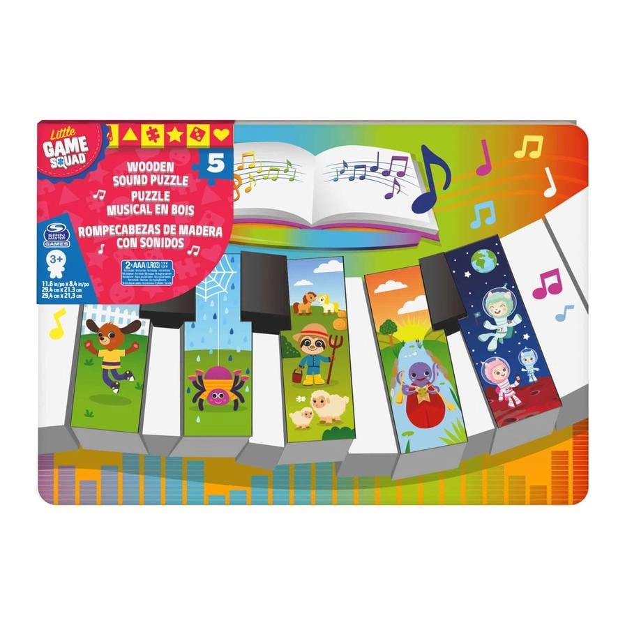 COLOR LAND CHILDRENS TOYS CENTER LLC Wooden Sound Puzzle - 3 years+
