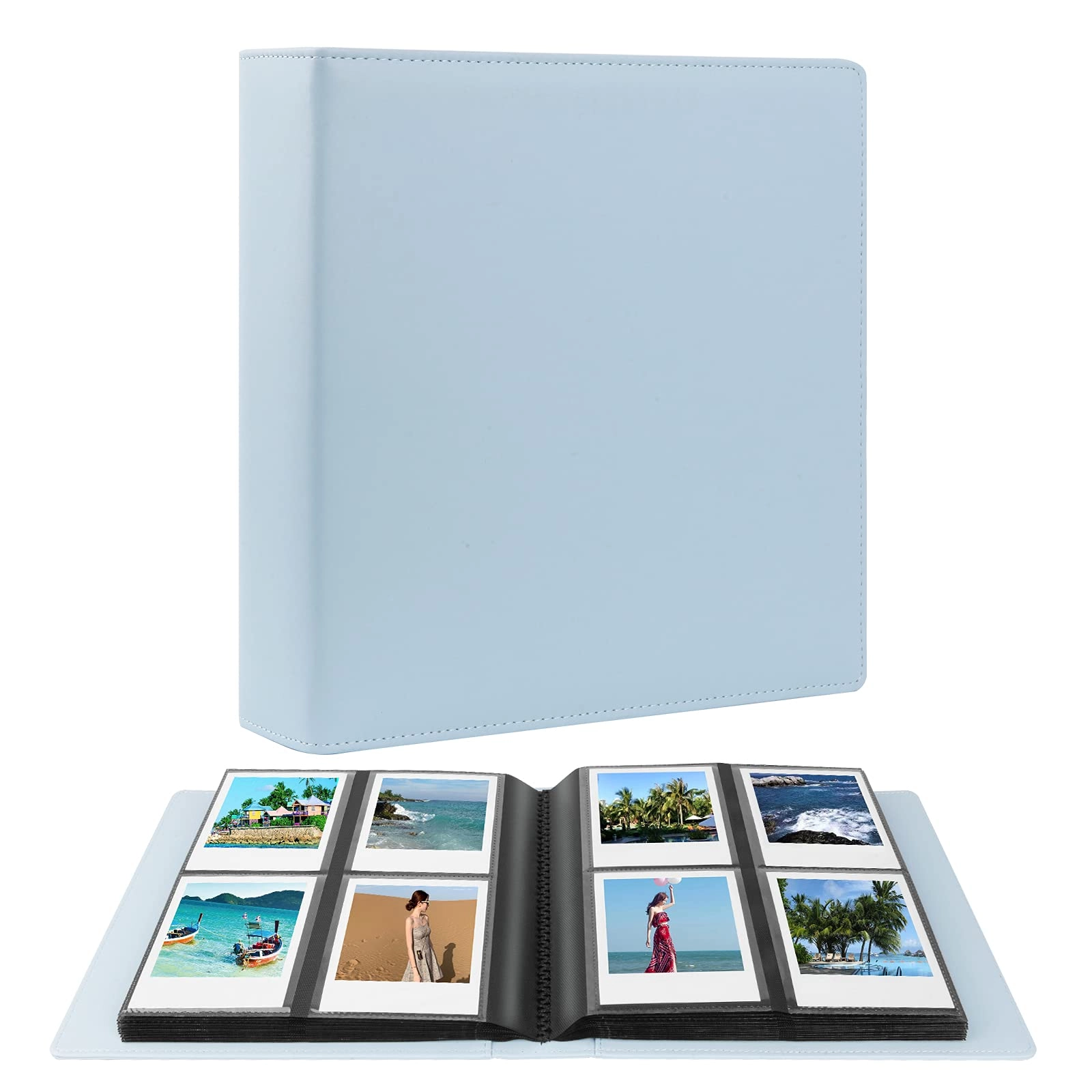 3.5x4.5" 192 Pockets Faux Leather Photo Album